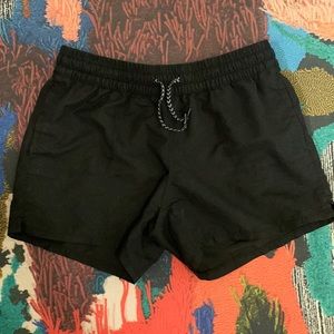 Black North Face Shorts Outdoorsy Hiking Activewear
